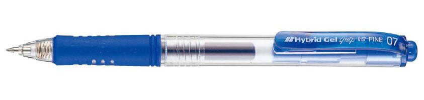 Pentel Hybrid Gel Grip Автоматическая гелевая ручка Синий 12 шт K157-C