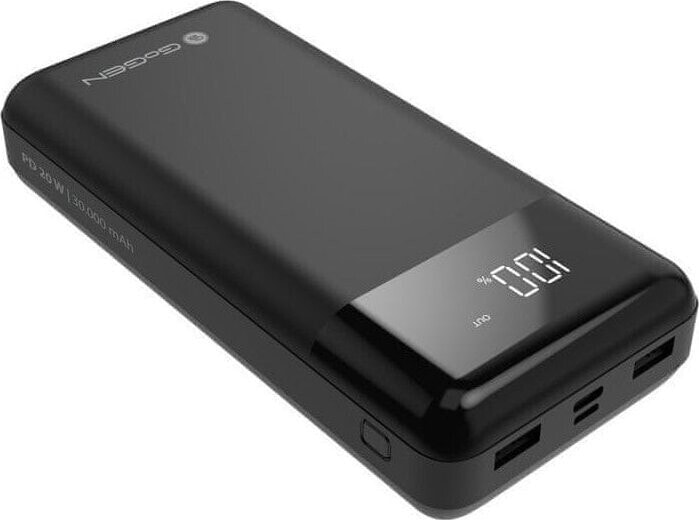 Powerbank GoGEN Powerbank GoGen PB300001B 30000 mAh czarny