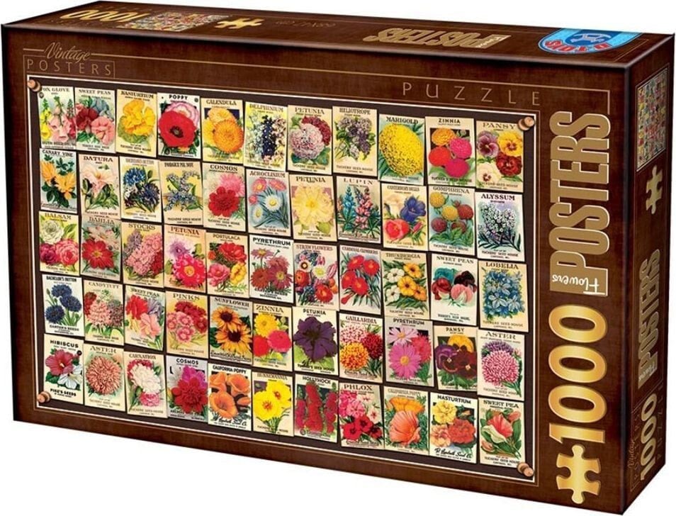 D-Toys Puzzle 1000 Kwiaty