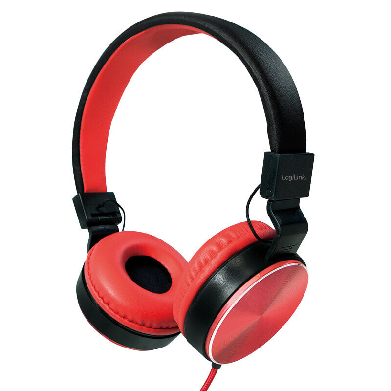 HS0049 On-Ear Kopfhörer rot - Headphones