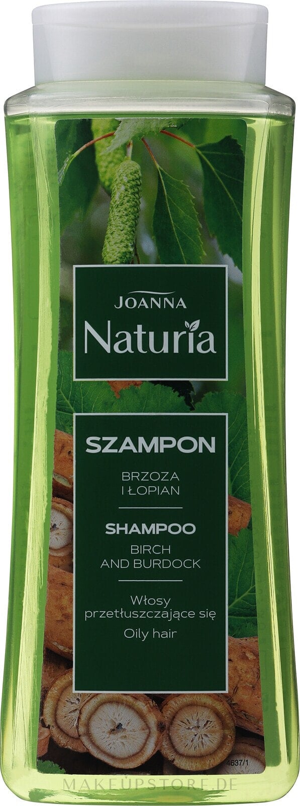 Shampoo für fettiges Haar mit Birke und Klette - Joanna Naturia Hair Shampoo