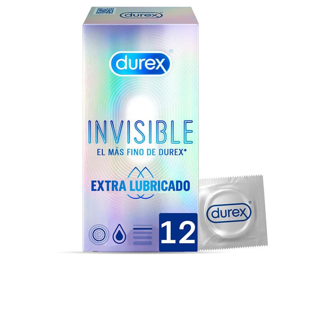 INVISIBLE extra lubricated condoms 12 u