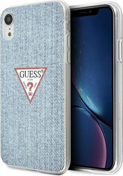 Guess Guess GUHCI61PCUJULLB iPhone Xr niebieski/light blue hardcase Jeans Collection