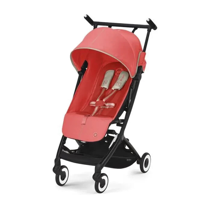 Ultra -kompakter Hibeli Hibiscus Red Cybex Ultra -kompakter Citadin -Kinderwagen - 6 Monate nach 4 Jahren - Rot