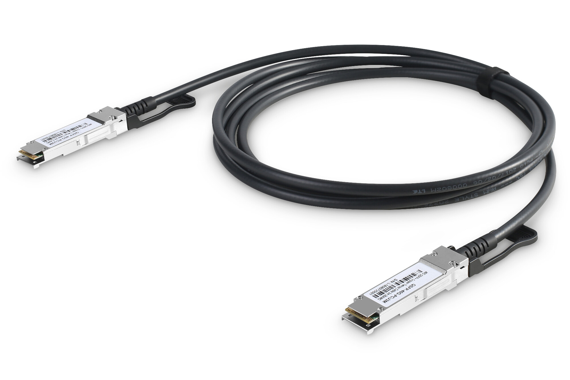 Digitus DN-81310 волоконно-оптический кабель 5 m DAC QSFP+ Черный