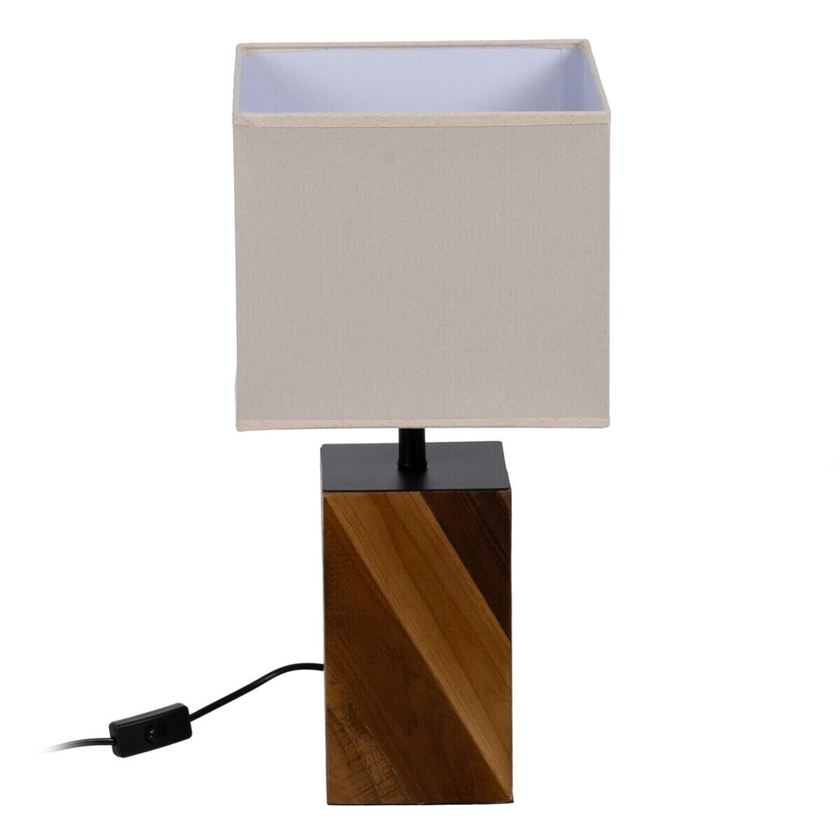 Desk lamp Brown Cream 60 W 220-240 V 25 x 25 x 51 cm