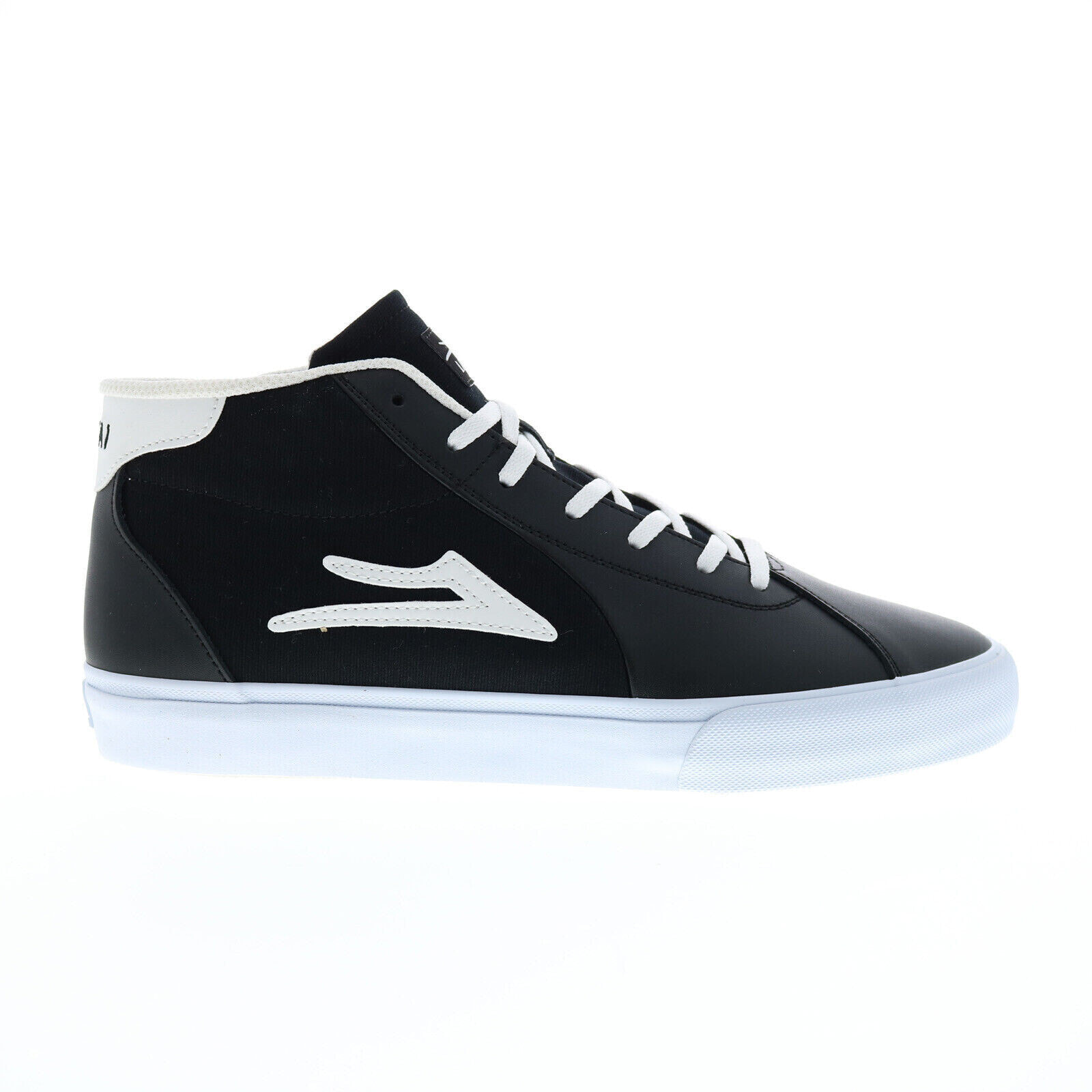 Lakai Flaco II Mid MS1230113A00 Mens Black Skate Inspired Sneakers Shoes 8