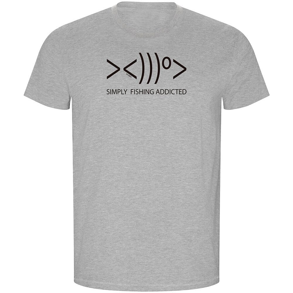 KRUSKIS Simply Fishing Addicted ECO Short Sleeve T-Shirt