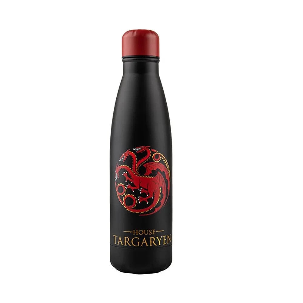 CINEREPLICAS Metal Bottle House Targaryen 500ml 7x26.5 cm