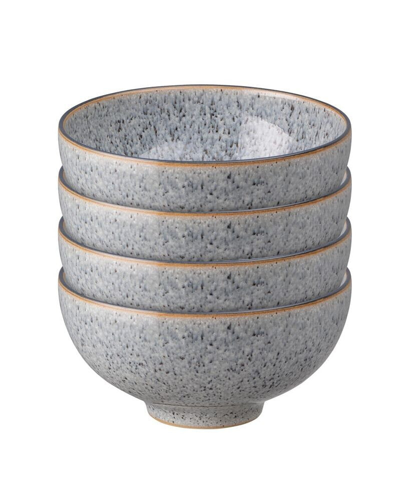 Studio Craft Grey 4 Piece Rice Bowl Set