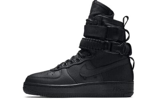 Nike Air Force 1 High TRIPLE BLACK 高帮 板鞋 GS 黑 / Кроссовки Nike Air Force 857872-002