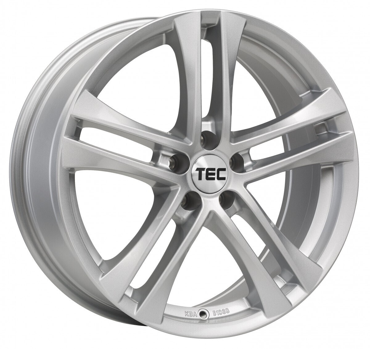 Колесный диск литой TEC Speedwheels AS4 cristal-silver 7.5x17 ET45 - LK5/112 ML72.5