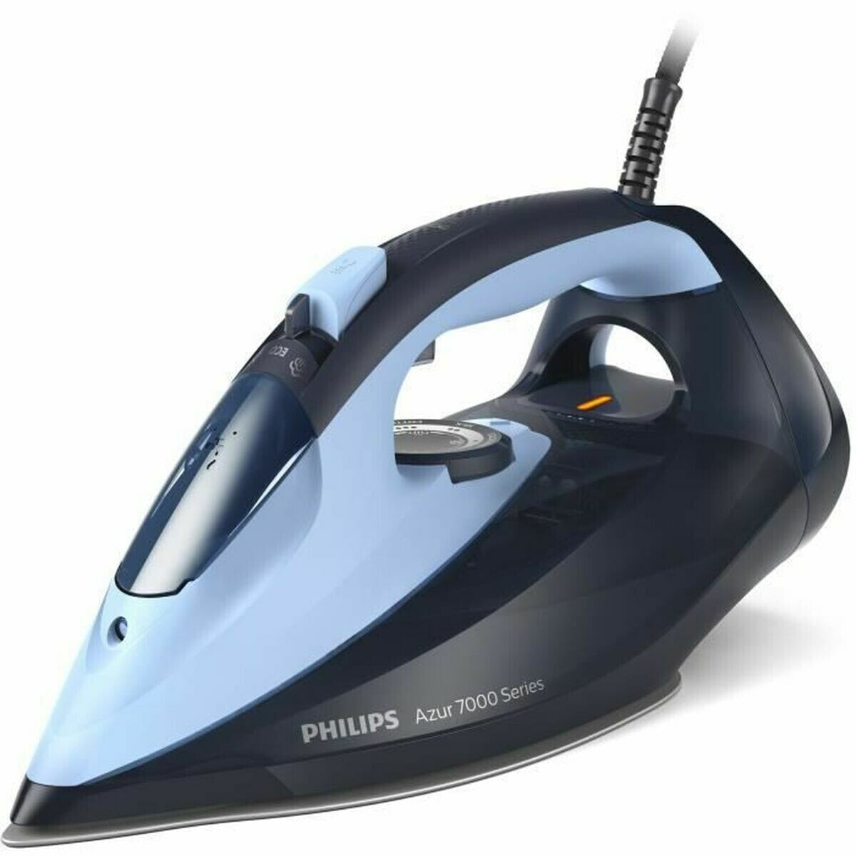 Steam Generating Iron Philips 7000 Series DST7041/20 Plancha de vapor HV de color azul claro/oscuro