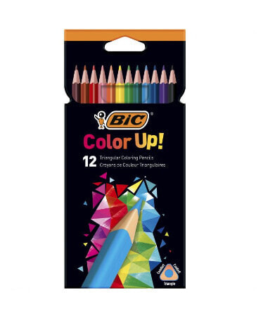 BIC 950527 цветной карандаш 12 шт Черный, Синий, Коричневый, Зеленый, Красный, Фиолетовый, Желтый