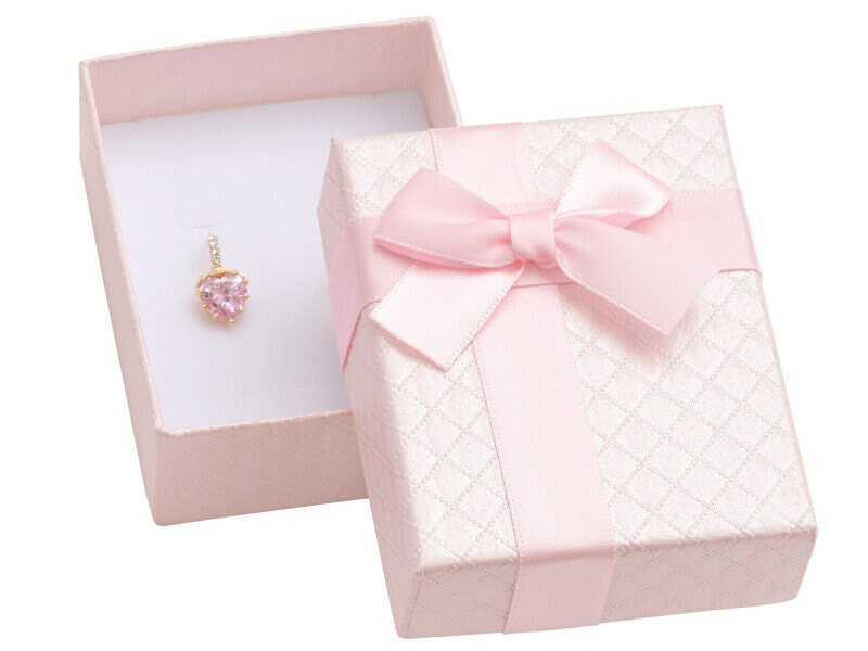 Pink gift box for jewelry AT-6 / A5