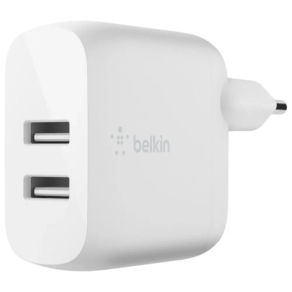 BELKIN Dual USB-A Charger+Lightning USB-A Cable 1 m 24W