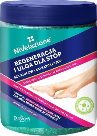 Farmona Nivelazione Herbal Foot Bath Salts Соль для ванночек для ног для очень сухой и грубой кожи стоп 600 мл