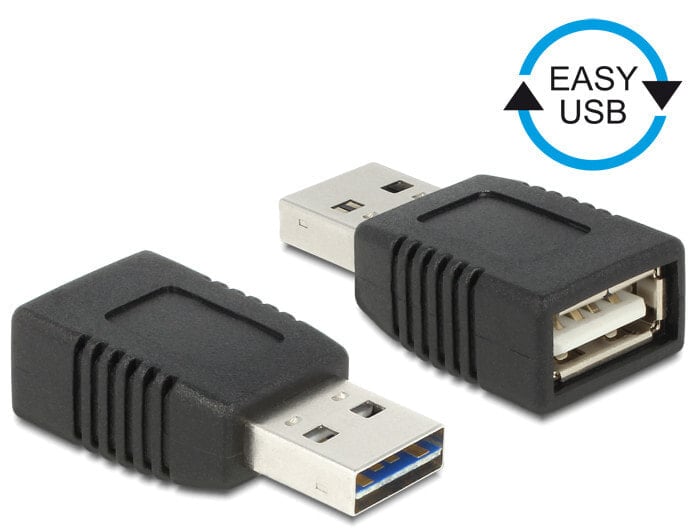 DeLOCK 65520 кабельный разъем/переходник USB 2.0 A Черный