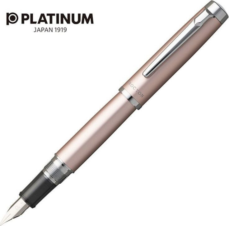 Письменная ручка Platinum Pióro wieczne PLATINUM Proycon Luster Rose Gold, M, różowe