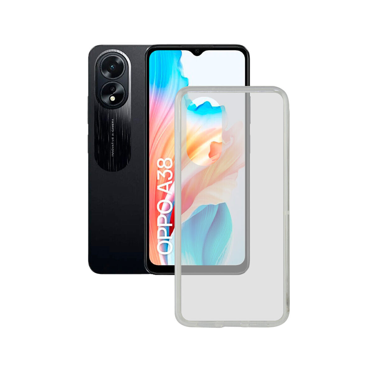 Mobile cover Contact Oppo A38 Transparent OPPO