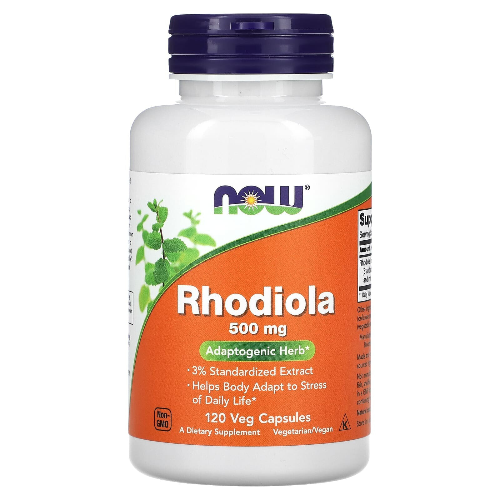 Rhodiola, 500 mg , 120 Veg Capsules