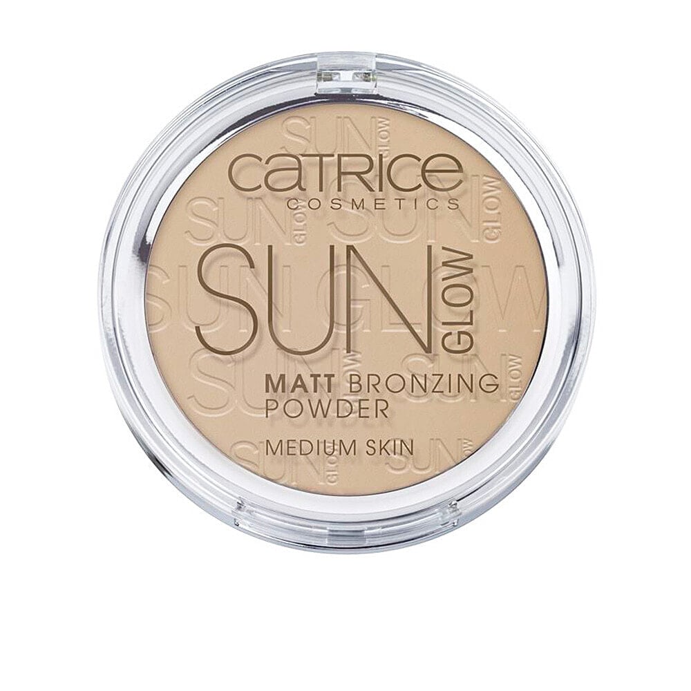 Румяна или бронзер для лица CATRICE SUN GLOW MATT bronzing powder #030-medium bronze 9,5 gr