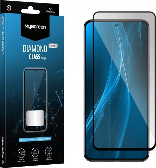 MyScreen Protector MyScreen Protector - Szkło hartowane na lekko zaokrąglone ekrany DIAMOND GLASS LITE edge FULL GLUE do Vivo T3