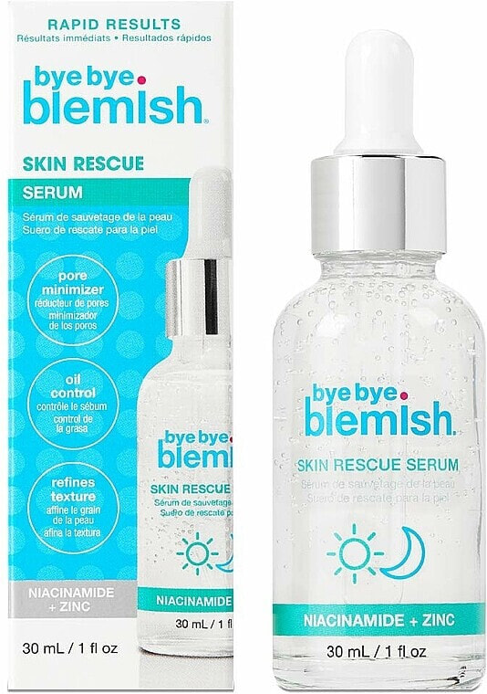 Gesichtsserum mit Niacinamid und Zink - Bye Bye Blemish Skin Rescue Niacinamide Serum