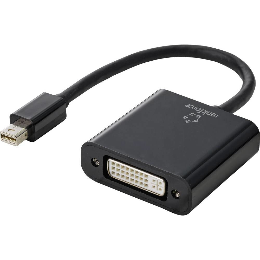RF-4769258 DisplayPort DVI Adapter[1x Mini-DisplayPort Stecker - 1x DVI-Buchse - Cable - Digital/Display/Video
