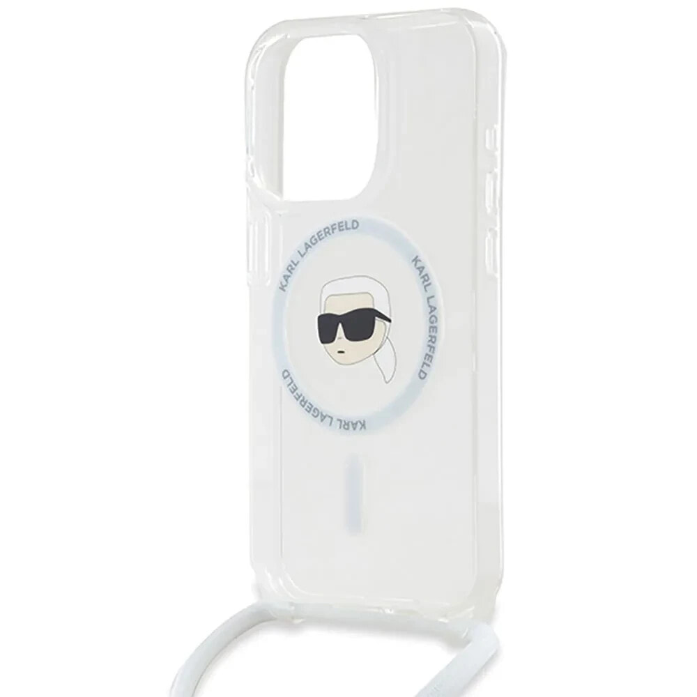 KARL LAGERFELD Klhmp15Lhckhnt iPhone 15 Pro 6.1 Crossbody Iml Karl Head phone case