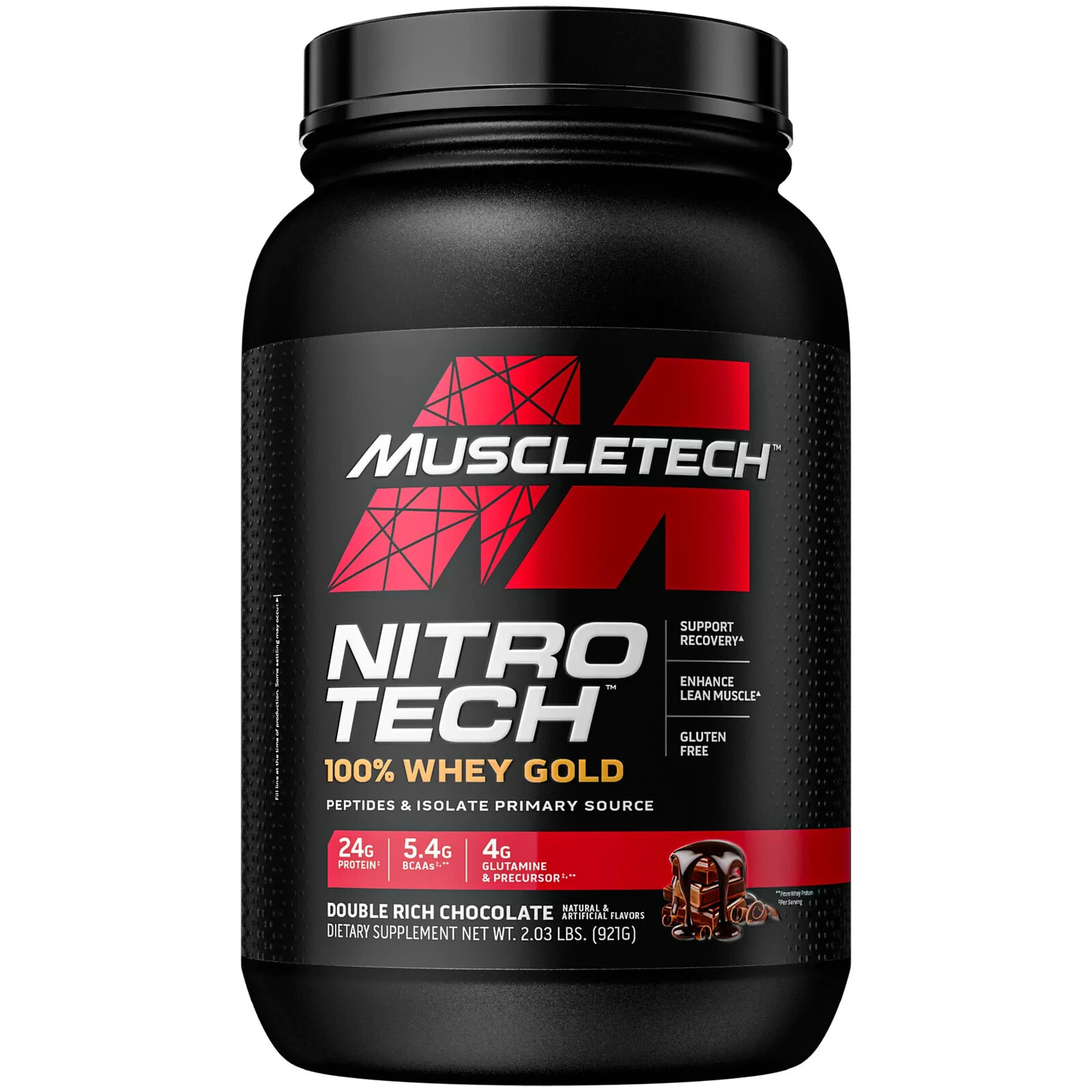 Nitro Tech, 100% Whey Gold, Cookies and Cream, 2 lbs (907 g)