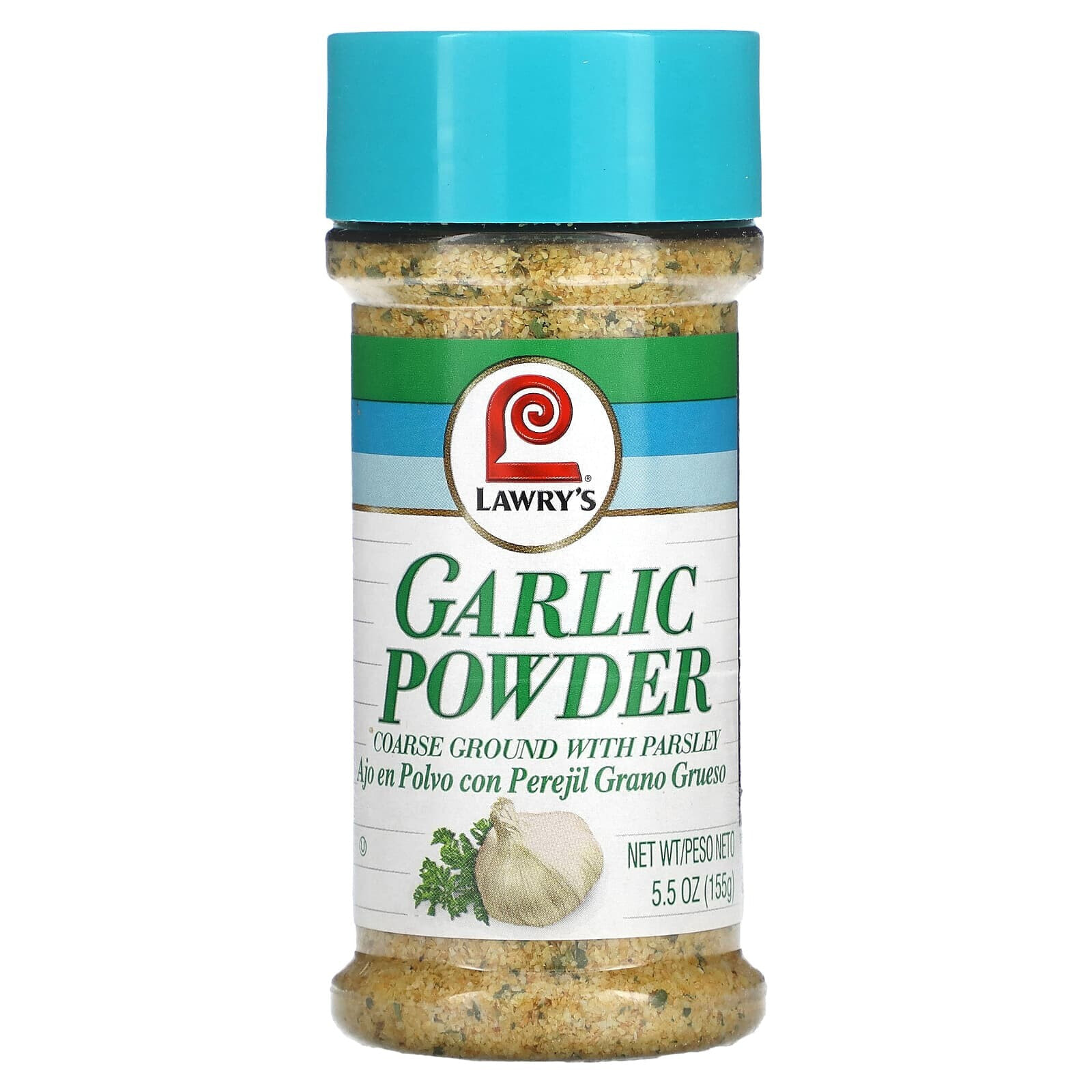 Garlic Powder, Coarse Ground With Parsley, 5.5 oz (155 g)
