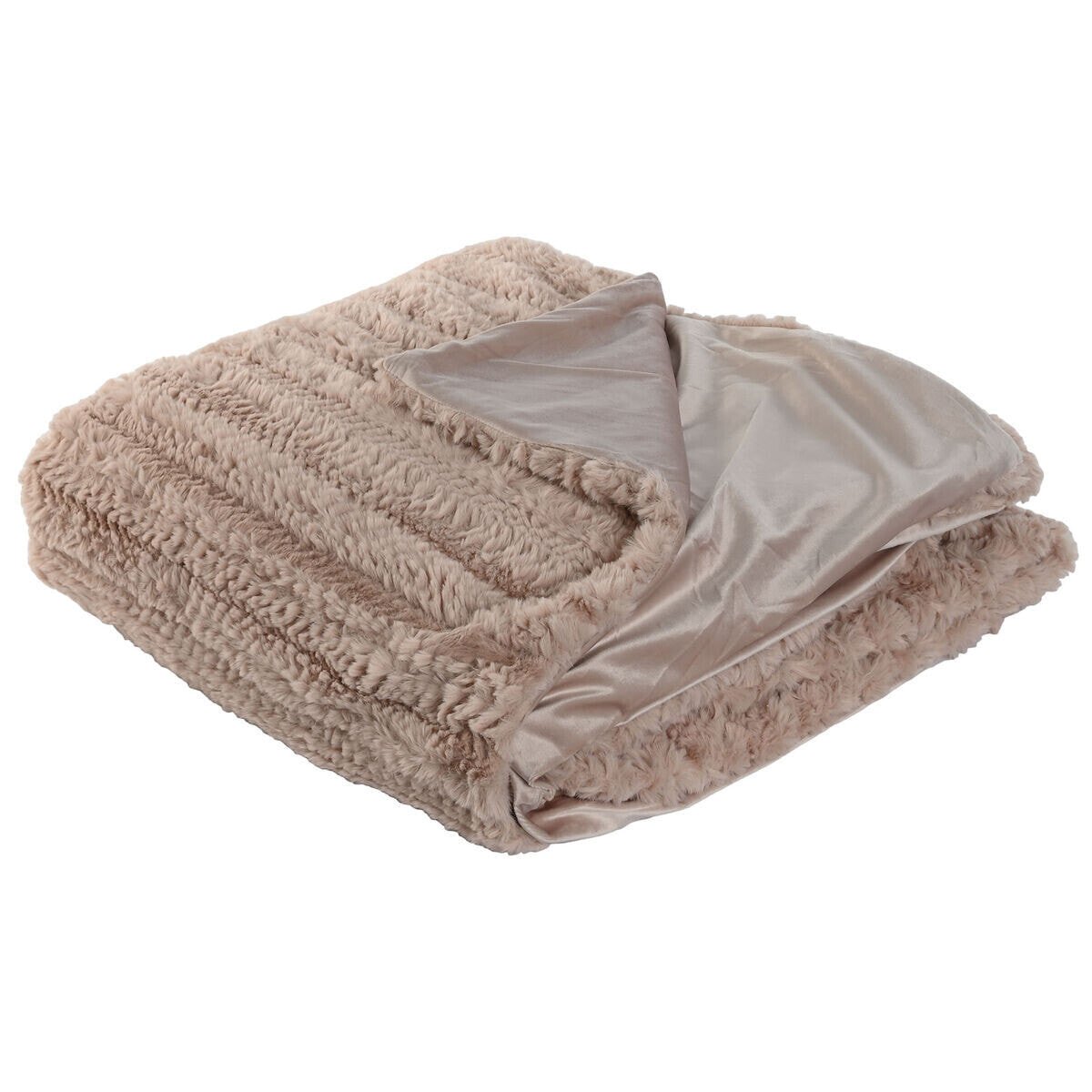 Blanket Home ESPRIT Light Pink 220 x 240 x 1 cm