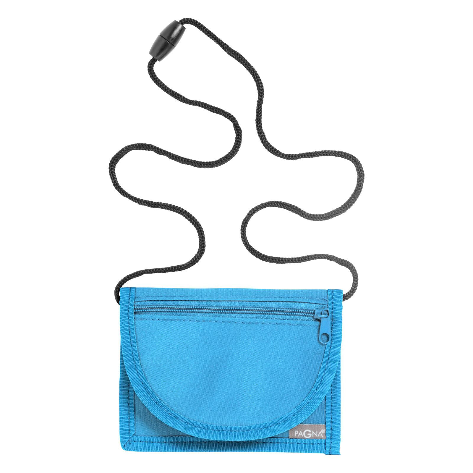 Pagna 99507-20 - Neck pouch - Blue - Nylon - Monochromatic - Neck strap - Hook-and-loop closure