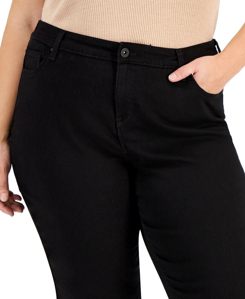 Plus & Petite Plus Size Tummy-Control Bootcut Jeans, Created for
