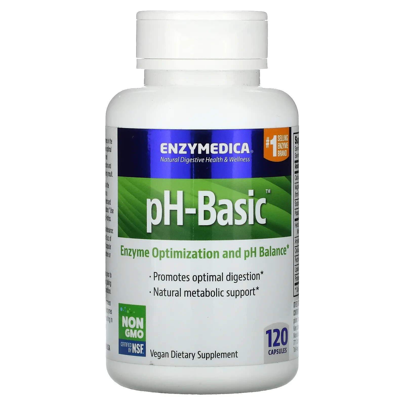 pH-Basic, 120 Capsules