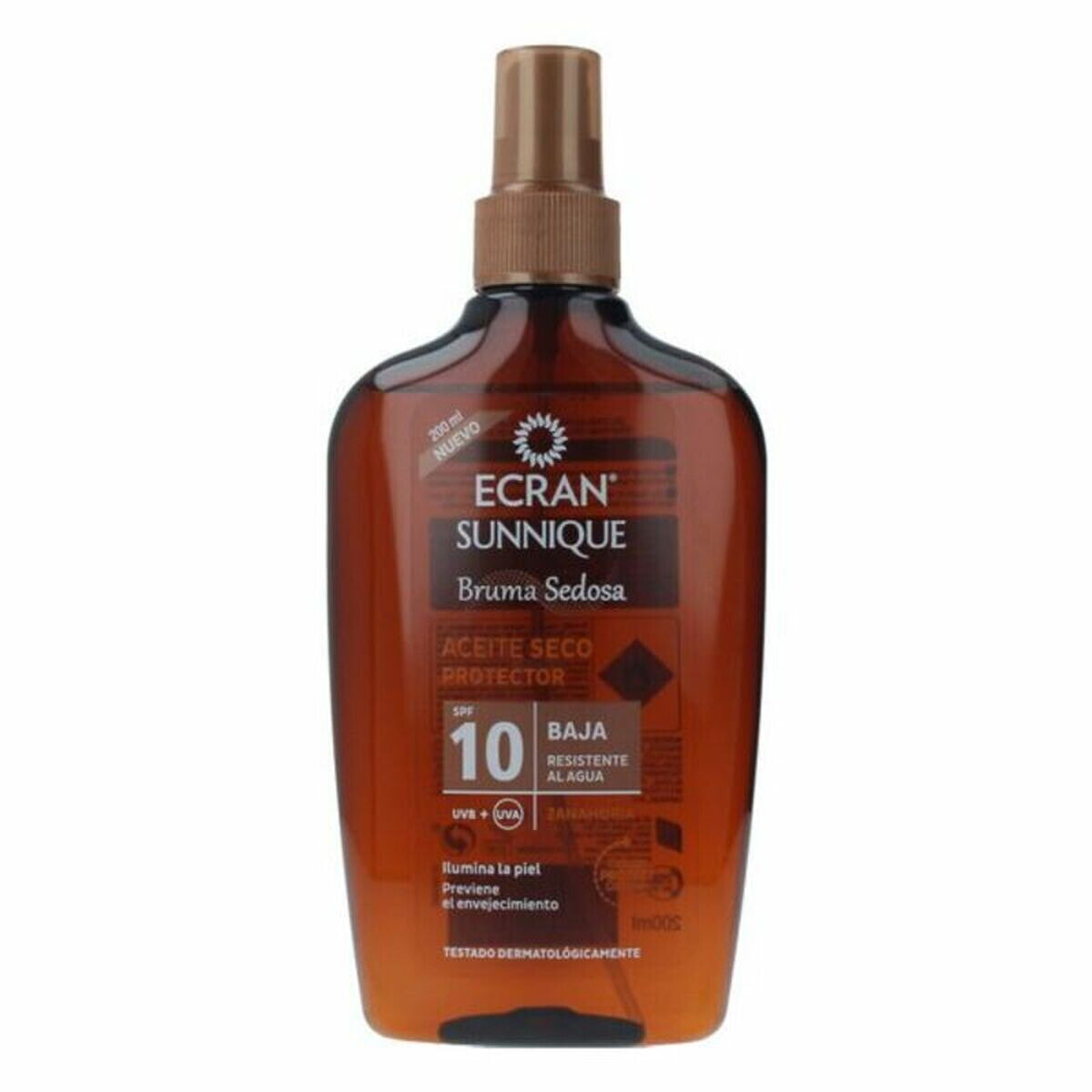 Масло для загара Sunnique Ecran Ecran Sunnique SPF 10 (200 ml) Spf 10 200 ml