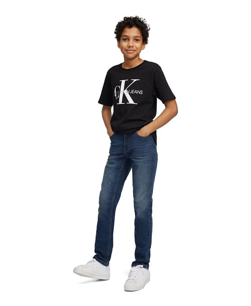 Calvin Klein big Boys Old School Logo T-Shirt
