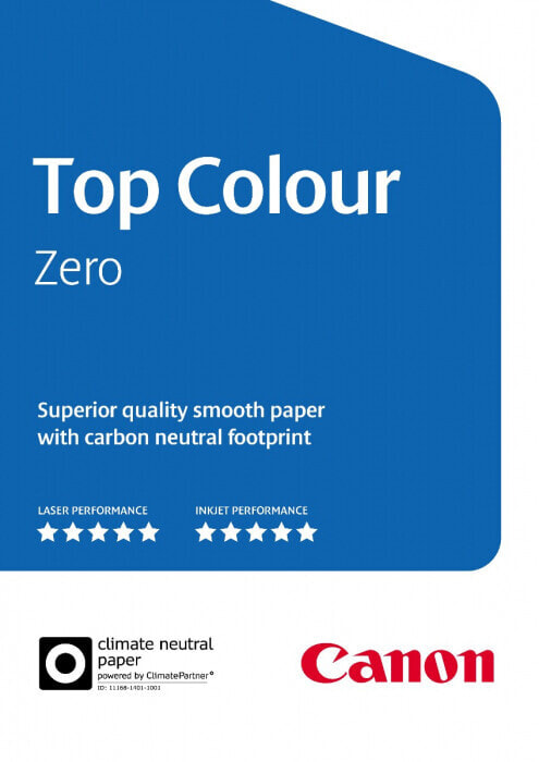 Canon Top Colour Zero FSC бумага для печати A4 (210x297 мм) 500 листов Белый 99660554