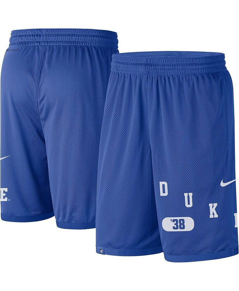 Nike men's Royal Duke Blue Devils Wordmark Performance Shorts