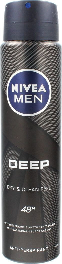Nivea Men Deep Anti-Perspirant Deodorant Spray Дезодорант-антиперспирант-спрей для мужчин 250 мл