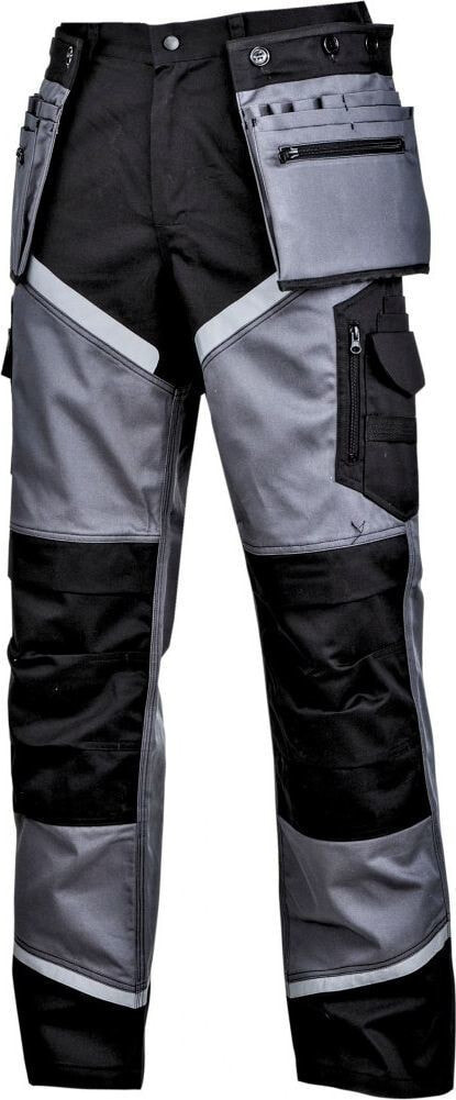 Lahti Pro TROUSERS BLACK AND GRAY WITH REFLECTIVE STRIPS, "L", CE, LAHTI