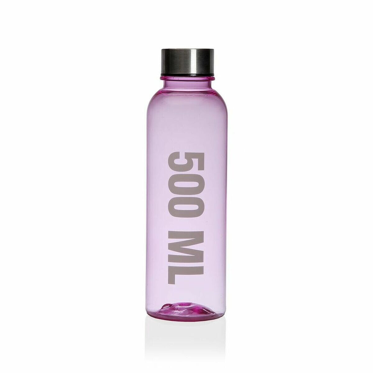 Water bottle Versa Pink 500 ml Steel polystyrene Compound 6,5 x 21,5 x 6,5 cm