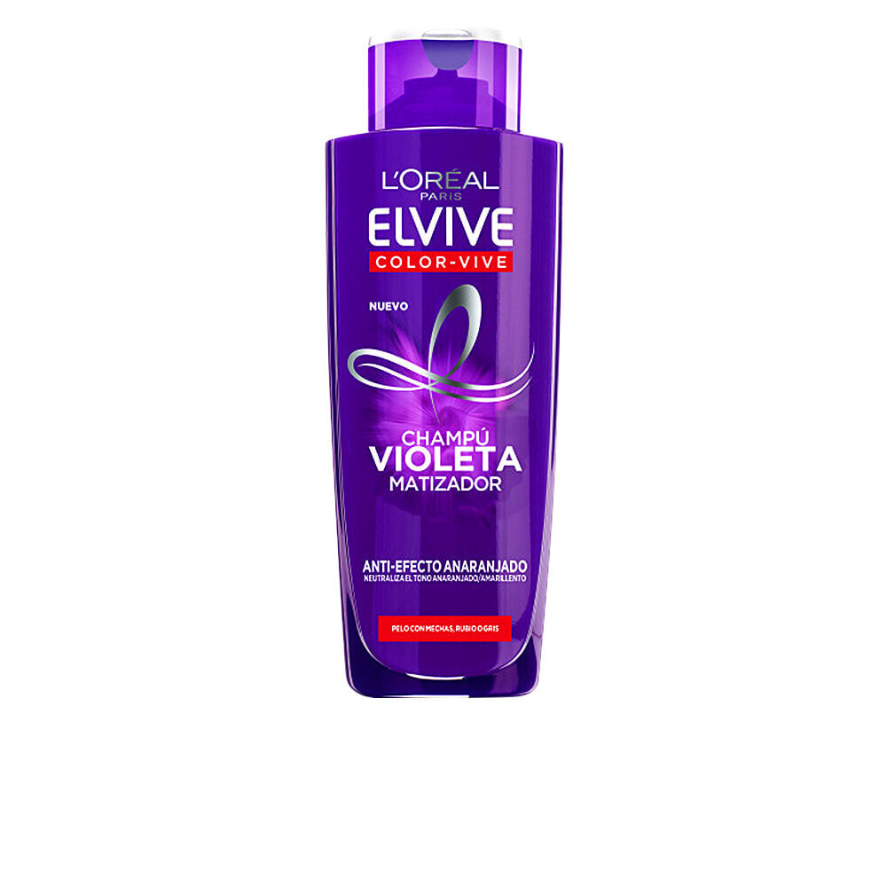 Loreal Paris Elvive Color Vive Violeta Шампунь нейтрализующий желтизну для светлых цветов 200 мл