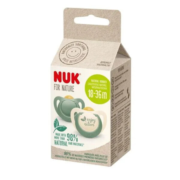 Детская пустышка NUK 2er-Pack Schnuller - 18-36 Monate - Eukalyptus