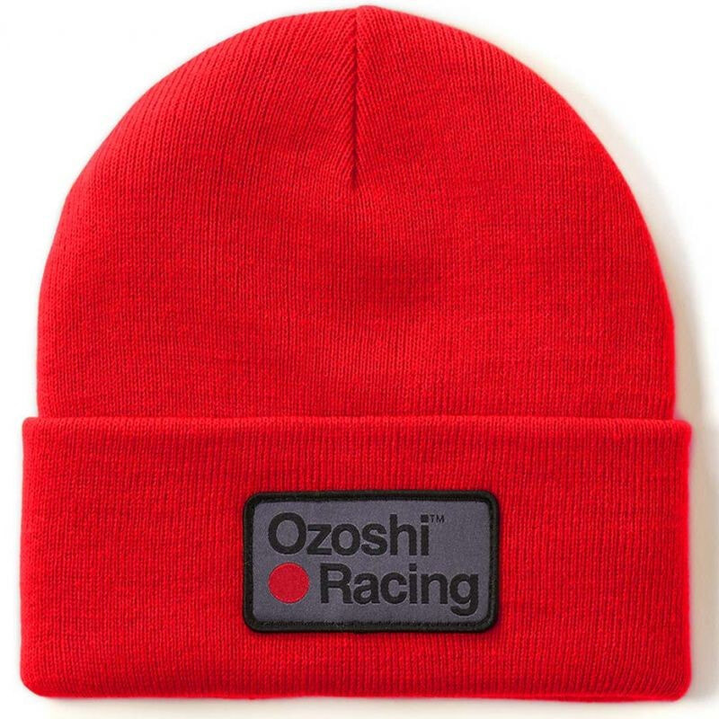 Мужская шапка красная трикотажная Ozoshi Heiko Cuffed Beanie OWH20CFB004
