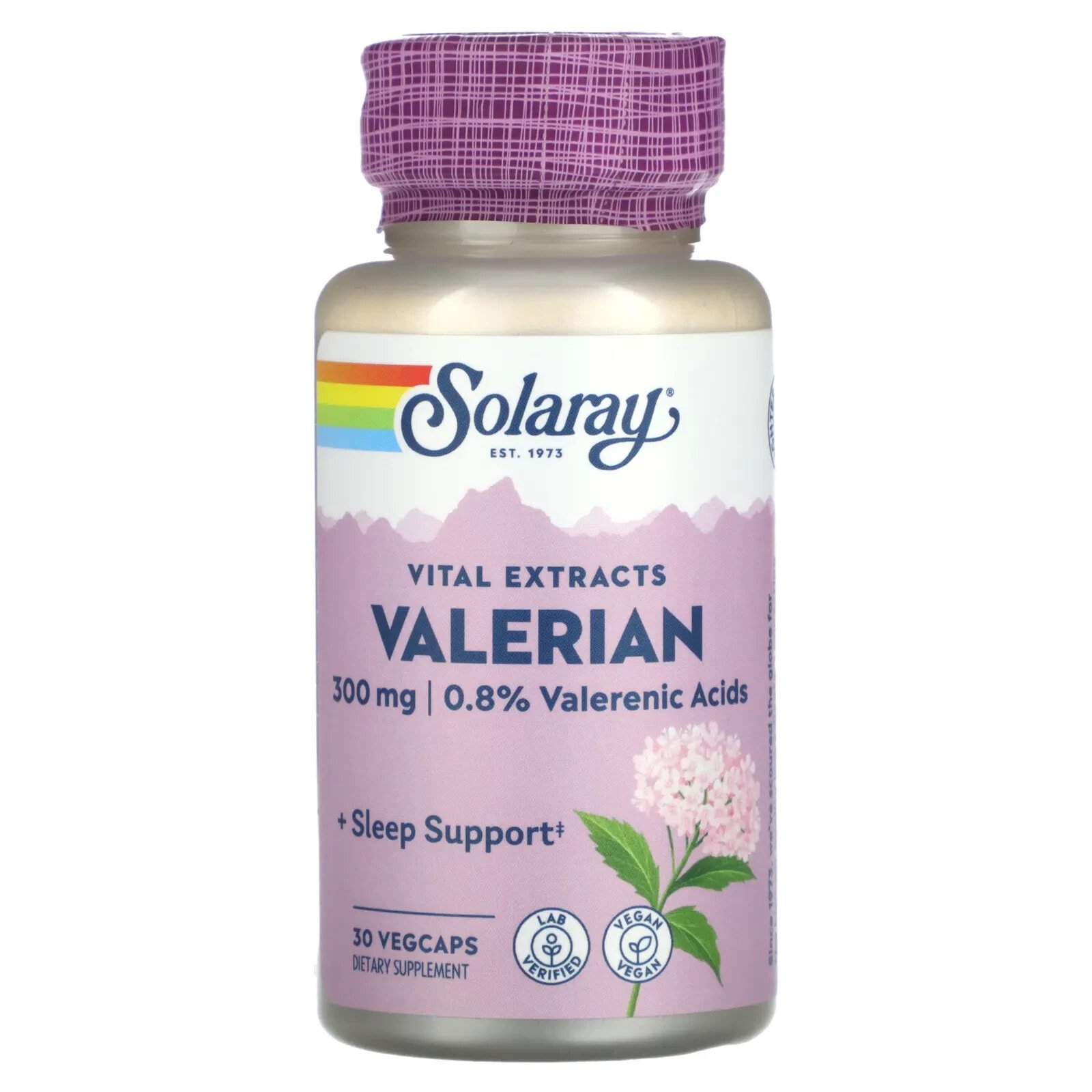 Vital Extracts, Valerian, 50 mg, 60 VegCaps