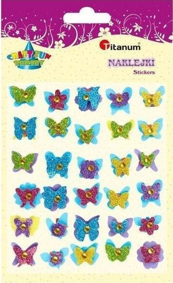 Titanum Paper stickers 3D butterflies mix