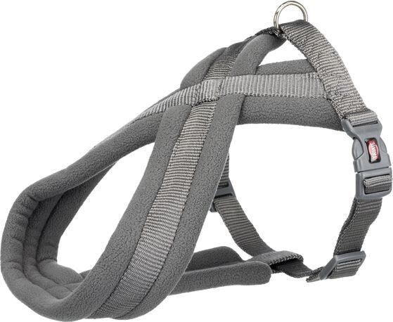 Trixie Premium touring harness graphite. M – L: 50–80 cm / 25 mm