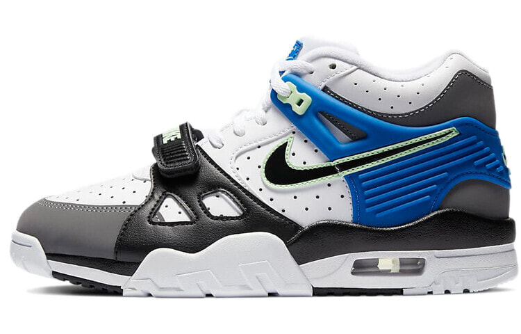 Nike Air Trainer 3 低帮 复古篮球鞋 GS 灰白蓝 / Кроссовки Nike Air Trainer 3 GS CN9750-100